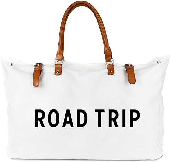 Beach Bag with Leather Handle, Extra Large Beach Bag for Women Waterproof Sandproof, Whatup Beaches Bag