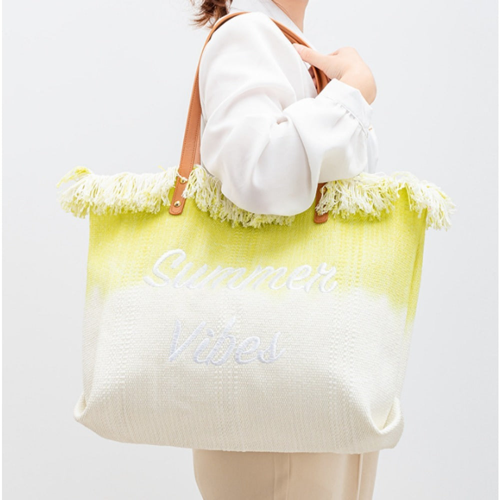 Lamyba Beach Bag Tote Beach Bags for Women Vacation Large Tote Bag for Women Casual Shoulder Handbags for Travel Beach Pool Gym