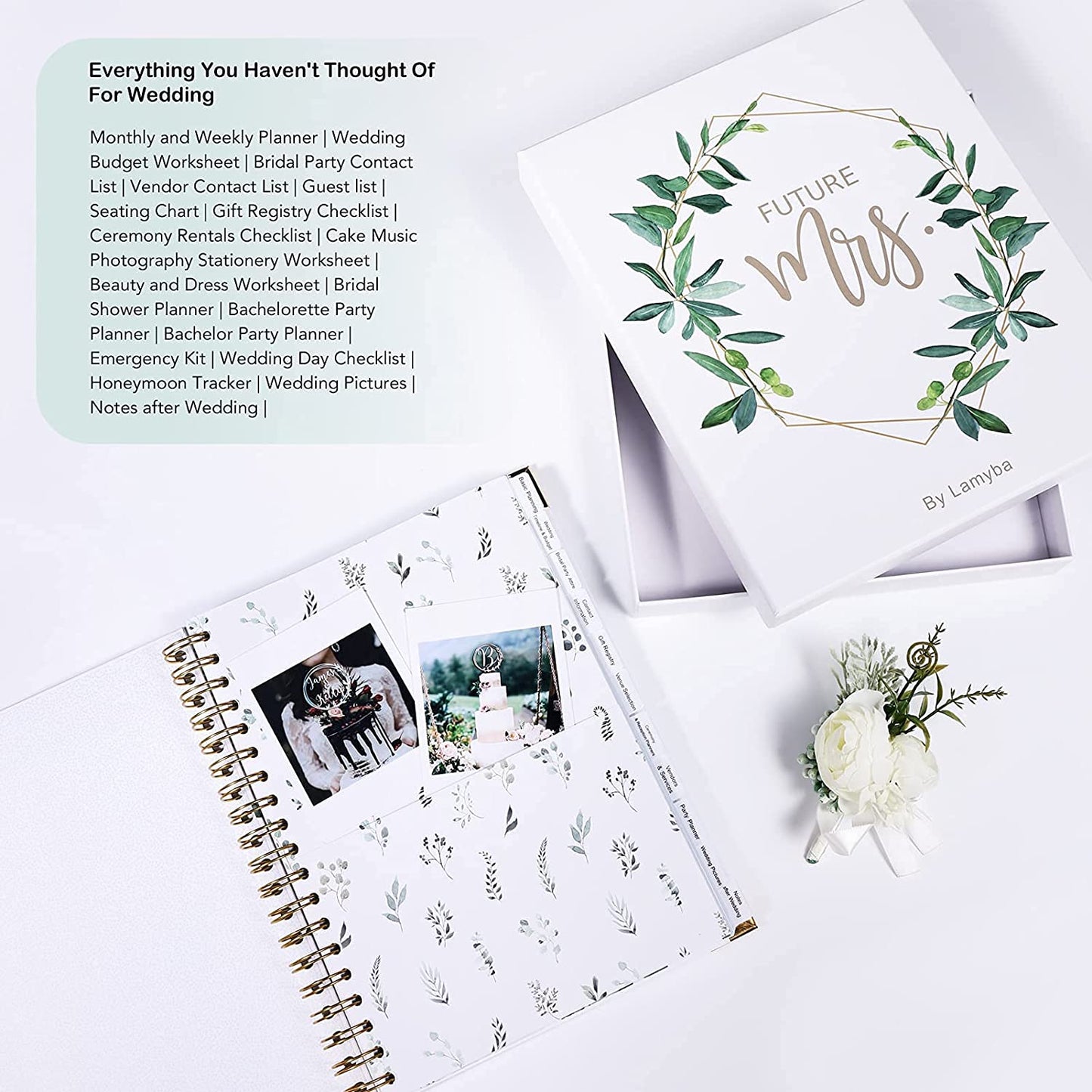 Wedding Planner Book and Organizer for The Bride