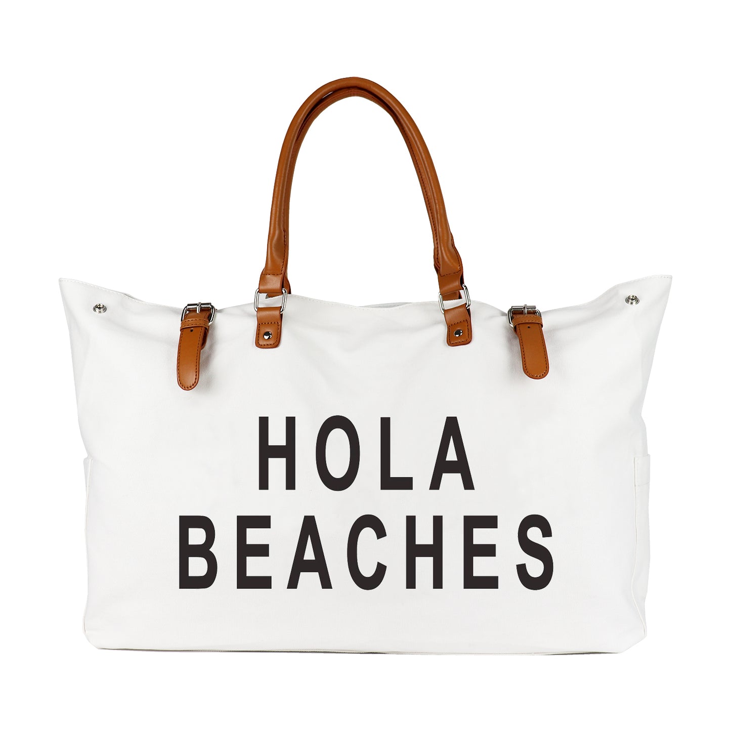 Beach Bag with Leather Handle, Extra Large Beach Bag for Women Waterproof Sandproof, Whatup Beaches Bag