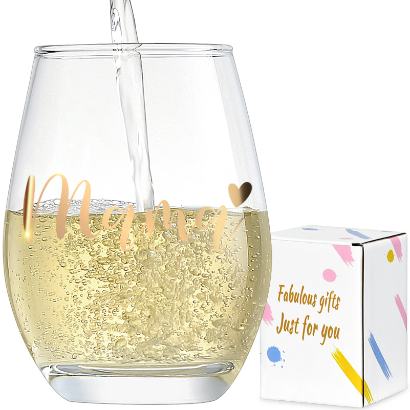 Gifts for Mom, Gifts for New Mom, Mama Gifts for First Time Pregnancy for Women, Mom Wine Glass, Christmas Birthday Present Ideas for Mother from Daughter Son, 15OZ