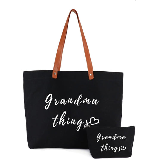Lamyba Grandma Gifts, Gifts for Grandma, Grandma Tote Bag, Grandma Birthday Gifts, Grandma's Bag