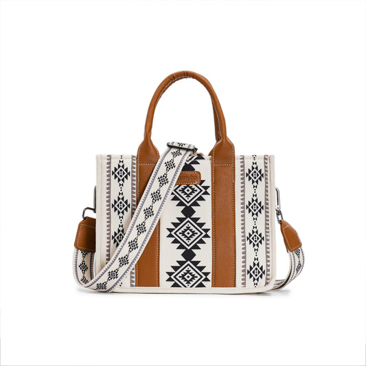 Lamyba Small Tote Bag Western Purses for Women Shoulder Boho Aztec Handbags