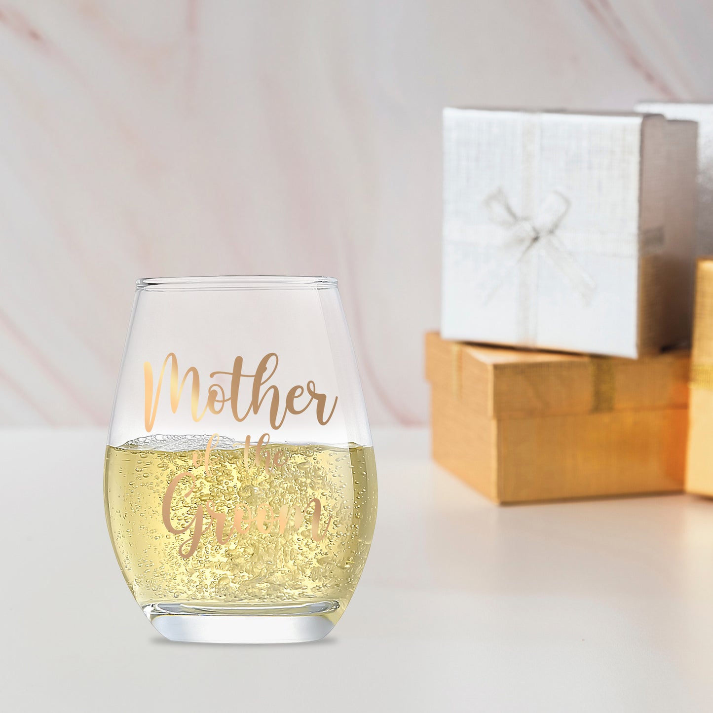 Mother of the Groom Gifts,Wedding Gfits,Bridal Shower Gifts,Wedding Decorations,Wine Glass 15 Oz