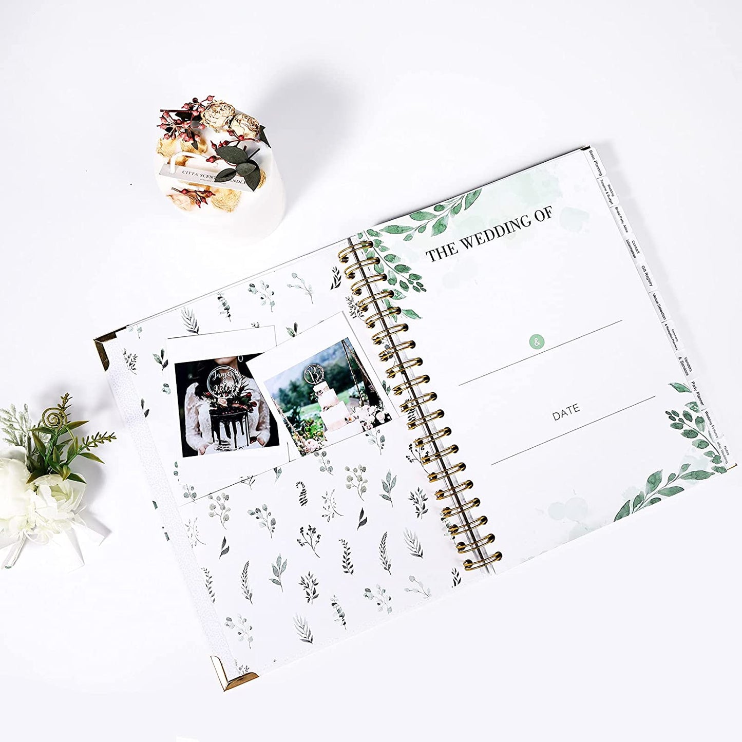 Wedding Planner Book and Organizer for The Bride