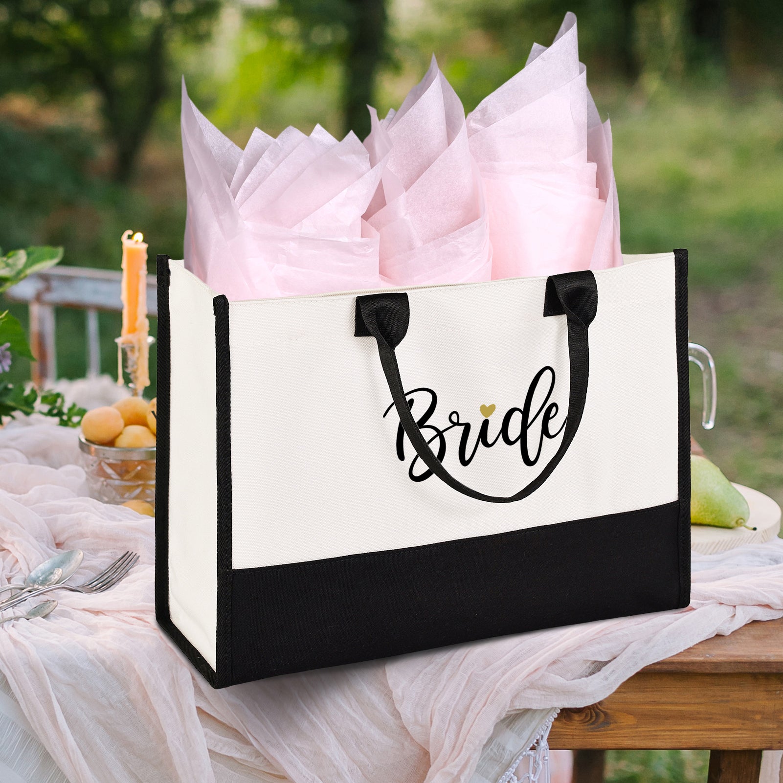 Cotton Re-Useable Bag- Made to order- Bride — Galpin Naturals