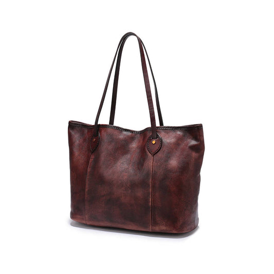 Leather Tote Bags for Woman,Rustic Large Tote Bag